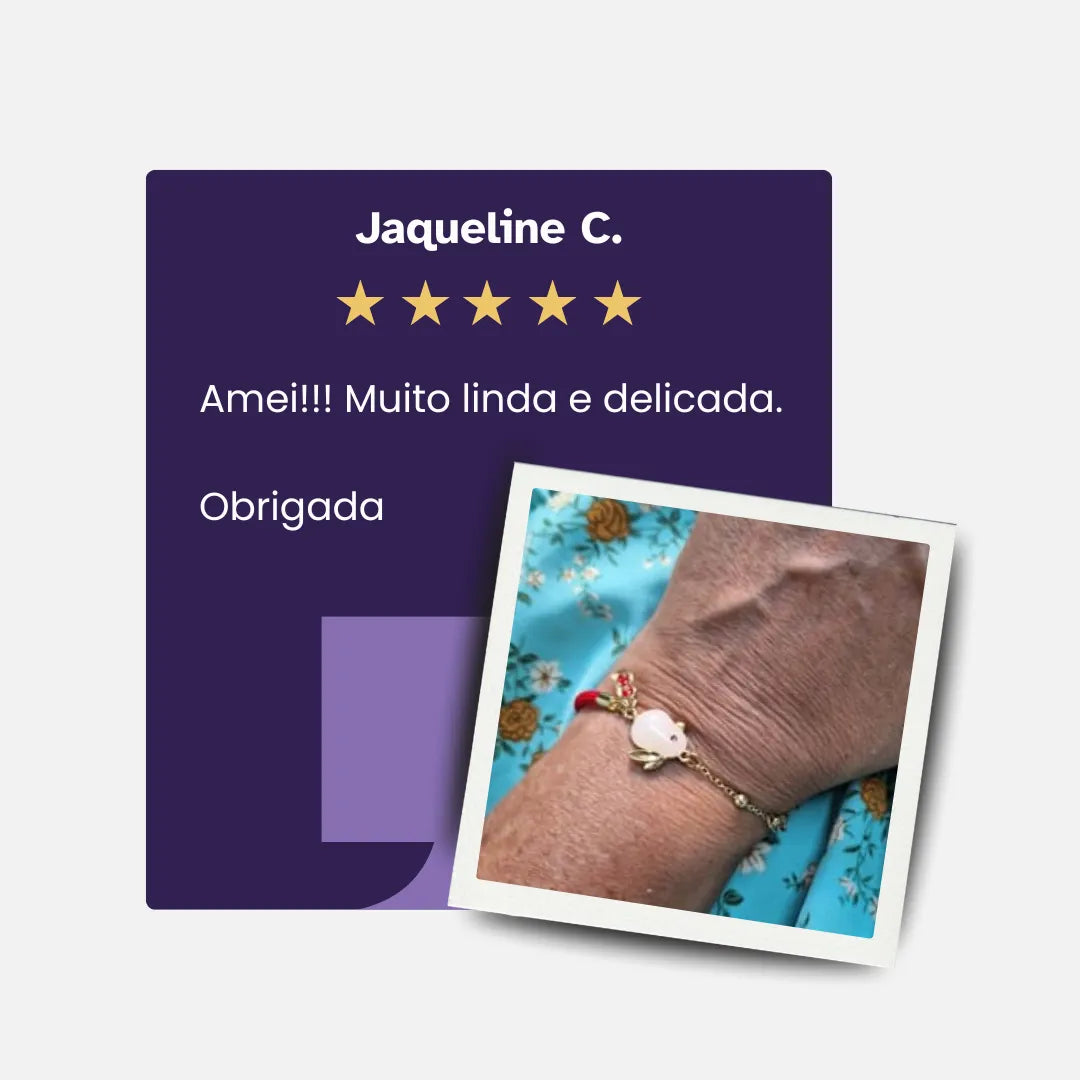 Pulseira Coelho da Sorte em Jade