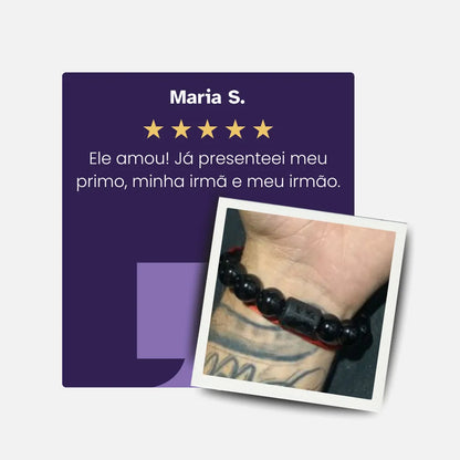 Pulseira Dragão em Obsidiana