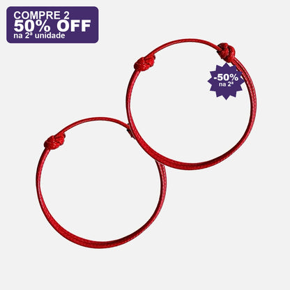 Pulseira Vermelha Fio do Destino — oferta compre 2 · 50% OFF na 2ª
