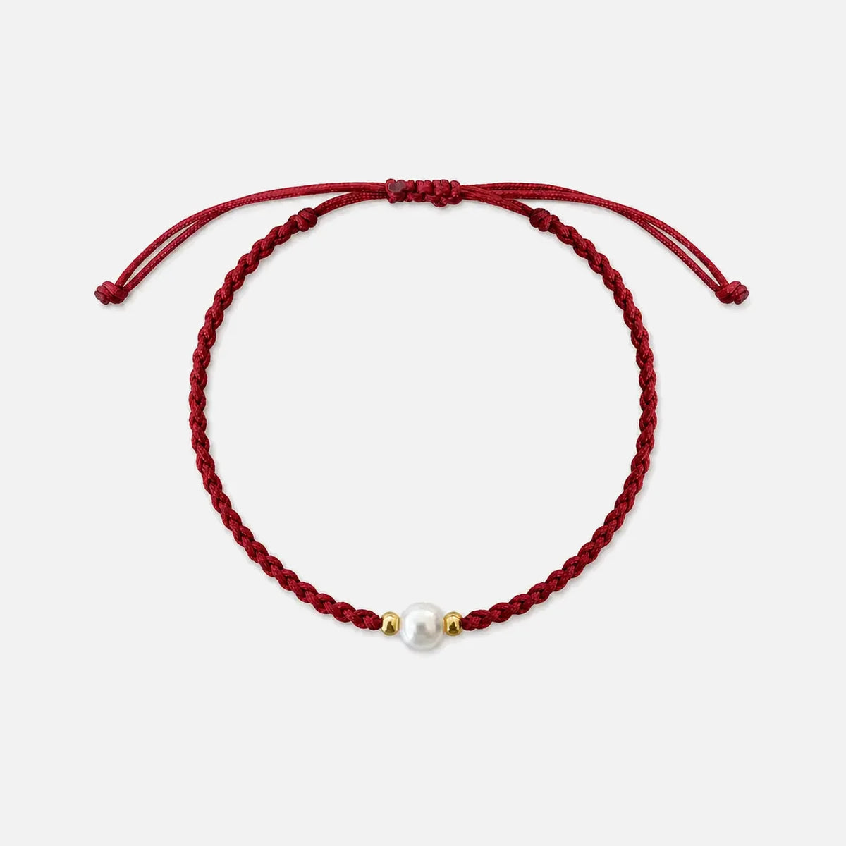 Pulseira Vermelha da Cura Contas de Pérolas — foto principal