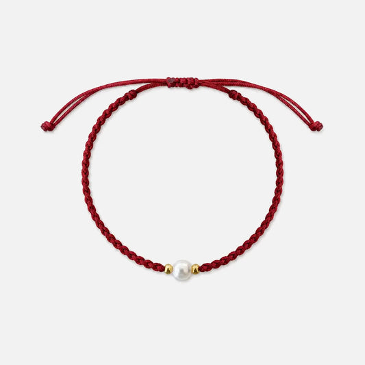 Pulseira Vermelha da Cura Contas de Pérolas — foto principal