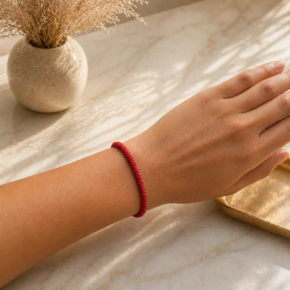 Pulseira Vermelha da Força e Proteção