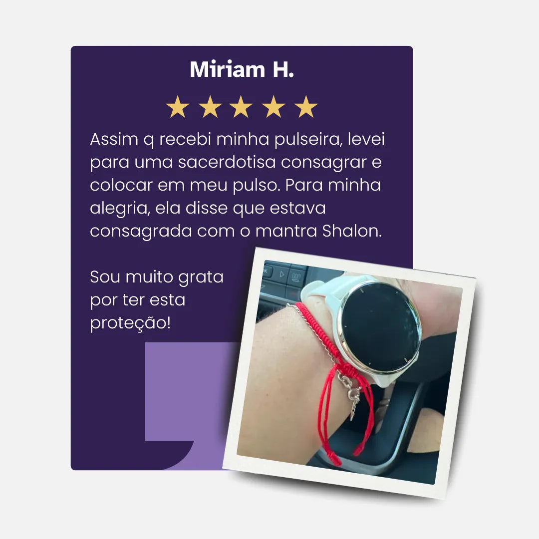 Pulseira Vermelha da Kabbalah
