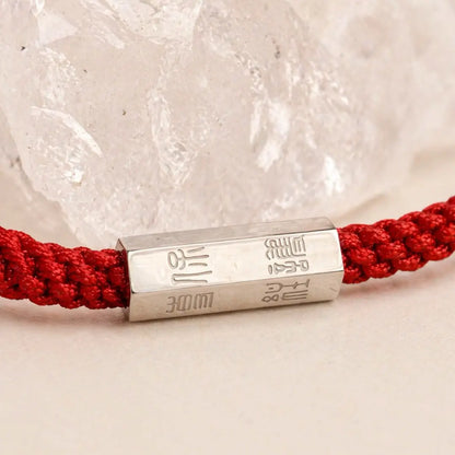 Pulseira Vermelha do Guardião Sagrado — detalhe