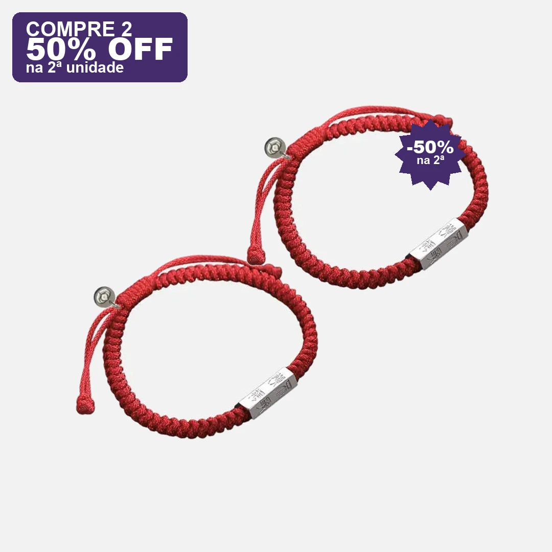 Pulseira Vermelha do Guardião Sagrado — oferta compre 2 · 50% OFF na 2ª