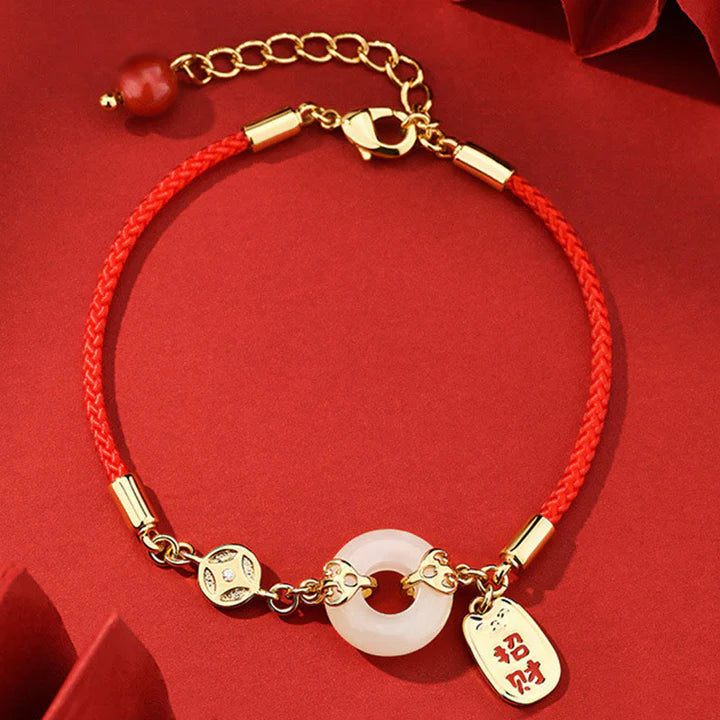 Pulseira Vermelha Fivela da Paz e Fortuna — foto principal