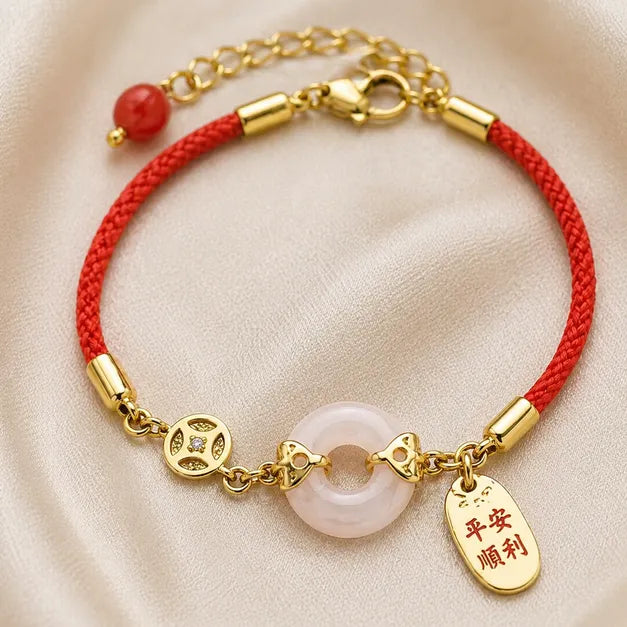 Pulseira Vermelha Fivela da Paz e Fortuna — foto principal