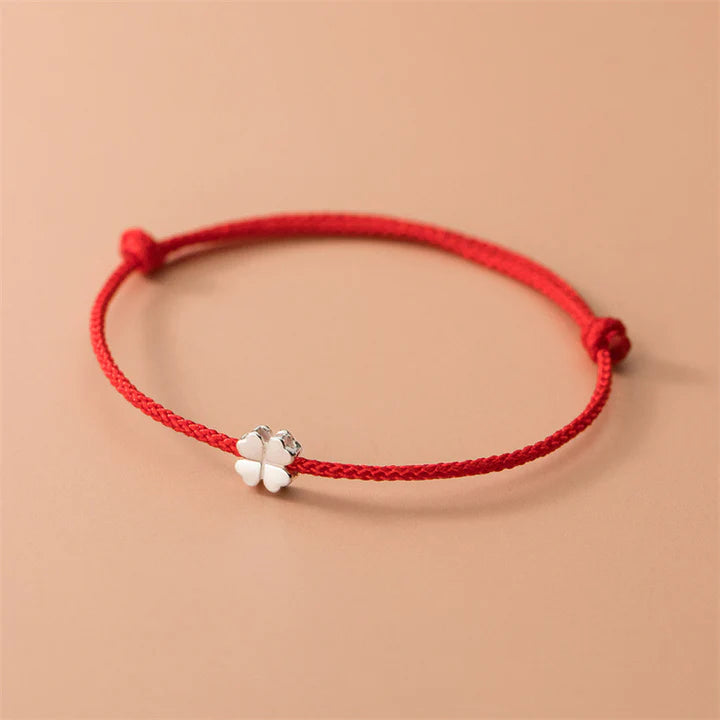 Pulseira Vermelha Trevo da Sorte — foto principal