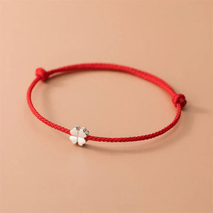 Pulseira Vermelha Trevo da Sorte — foto principal