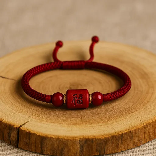 Pulseira Vermelha da Proteção em Cinábrio