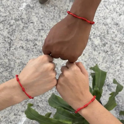 (Compre 2 e Leve 3) Pulseiras Premium dos 7 Nós em Aço Inoxidável