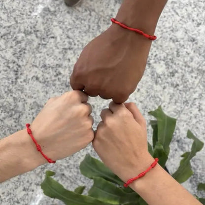 (Compre 2 e Leve 3) Pulseiras Premium dos 7 Nós em Aço Inoxidável