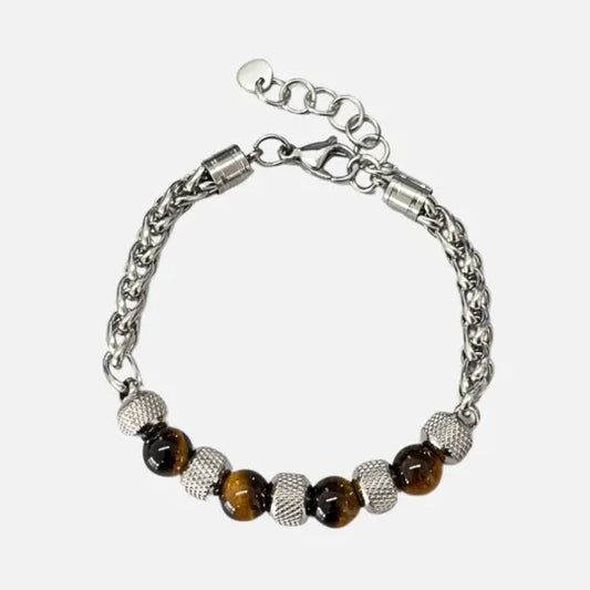 Pulseira da Coragem em Olho de Tigre