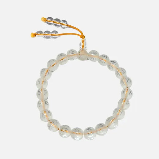 Pulseira da Meditação em Cristal Branco