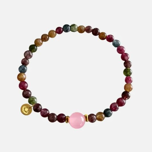 Pulseira da Positividade em Contas de Ágata