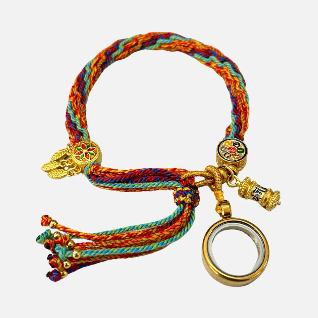 Pulseira Tibetana Colorida da Sorte