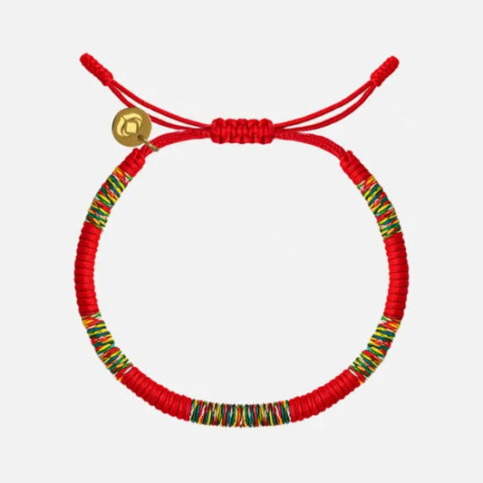 Pulseira Tibetana da Sorte Multicolor