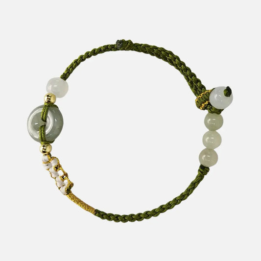 Pulseira Verde da Tranquilidade em Jade