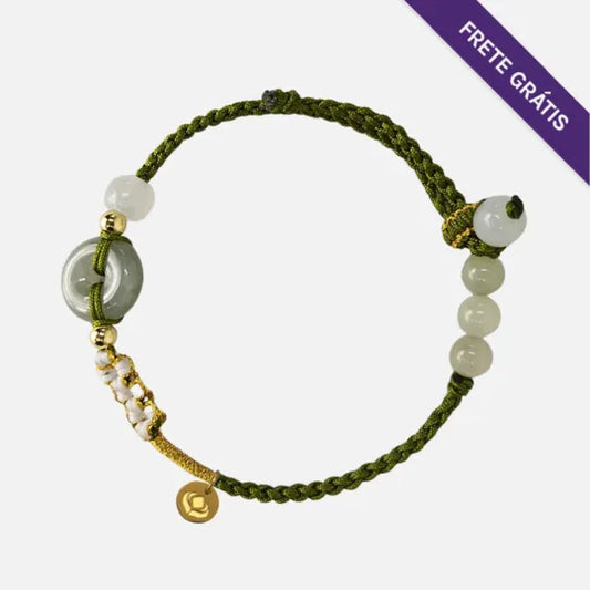 Pulseira Verde da Tranquilidade em Jade